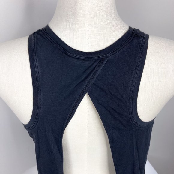 Lululemon All Tied Up Tank Top Size XS/S * Black Open Back Sleeveless Gym Yoga - Picture 6 of 8
